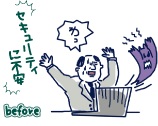 before セキュリティに不安